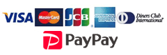 各種クレジットカード・PayPay決済対応