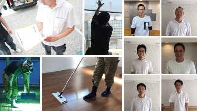 フロアコーティング施工スタッフ