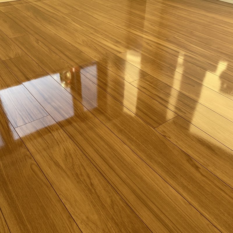 プレミアムコート(ガラスコーティング)施工実績【東京都新宿区】施工後 床材:大建工業 DNP EBFW-1226 ※シートフロア