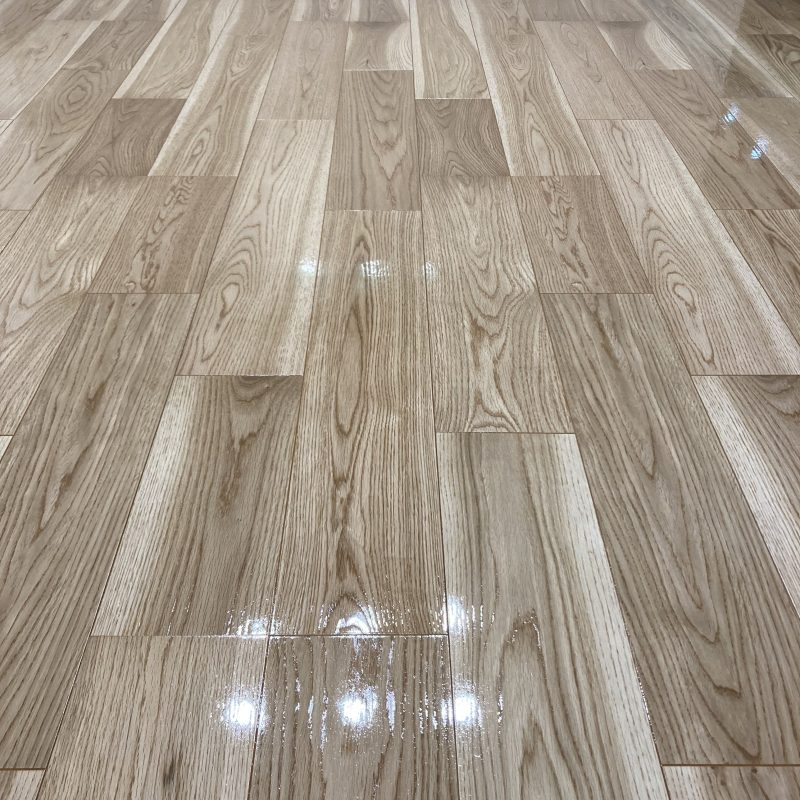 UVコーティング 施工後【床材:朝日ウッドテック ライブナチュラルMSX ※天然木】