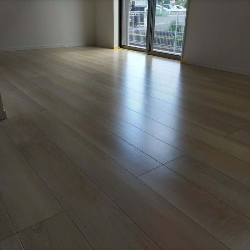 プレミアムコート(ガラスコーティング)オリエント イービットフロア 施工後