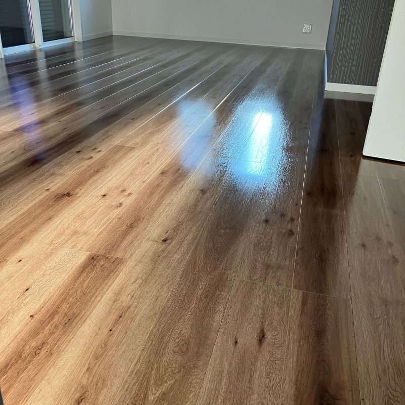 ※シートフロア プレミアムコート(ガラスコーティング)施工後