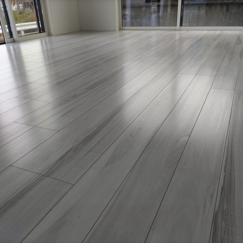 永大産業 スキスム ※シートフロア プレミアムコート(ガラスコーティング)施工後