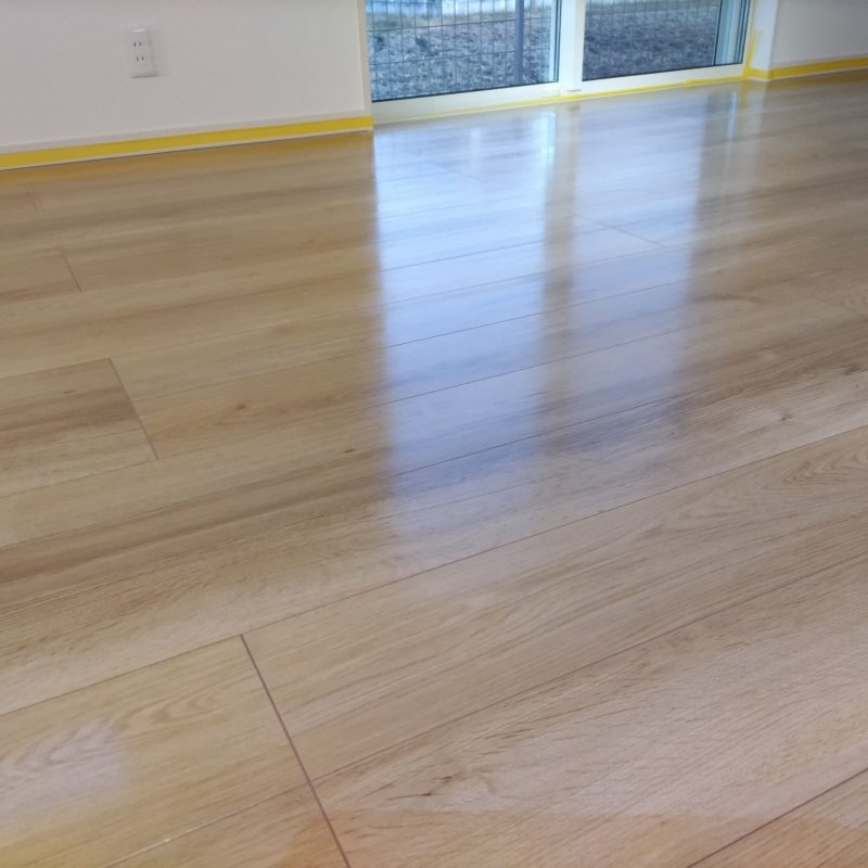 ※シートフロア プレミアムコート(ガラスコーティング)施工後