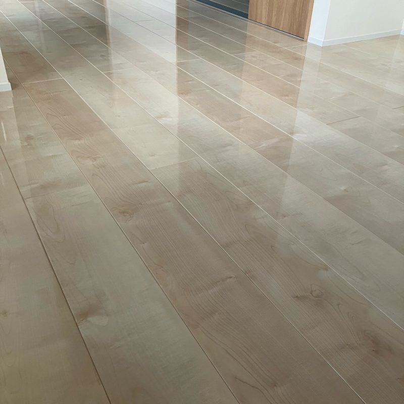 大建工業 トリニティ ※シートフロア プレミアムコート(ガラスコーティング)施工後 33567