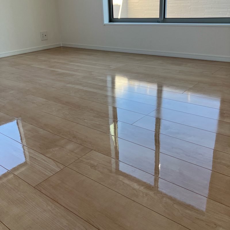 プレミアムコート(ガラスコーティング)※シートフロア 施工後