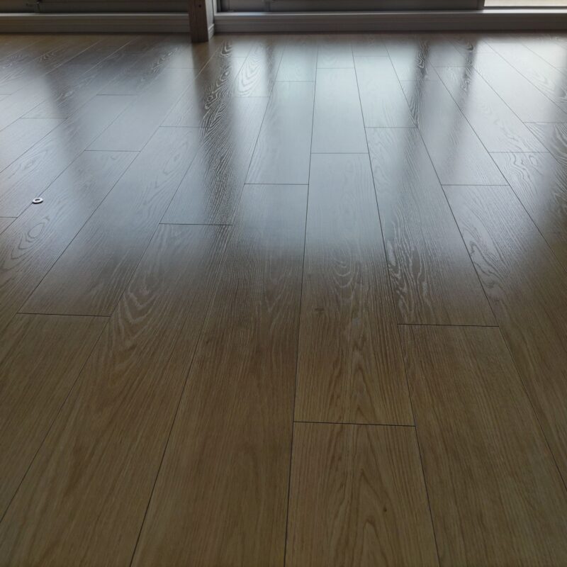 永大産業 EBFW-1215 コージーナチュラル プレミアムコート(ガラスコーティング)施工後