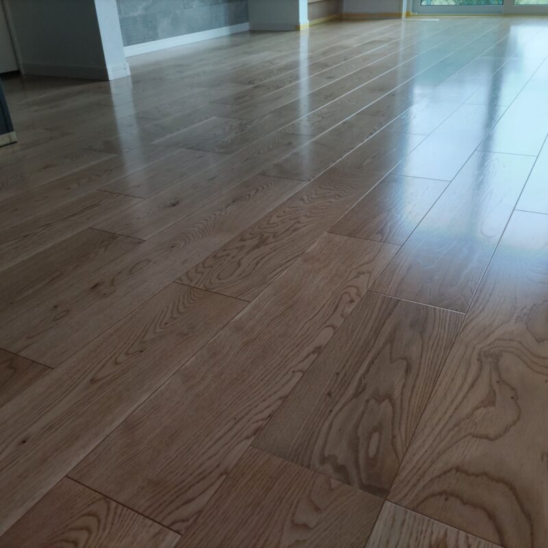 朝日ウッドテック ライブナチュラルMRX オーク プレミアムコート(ガラスコーティング)施工後