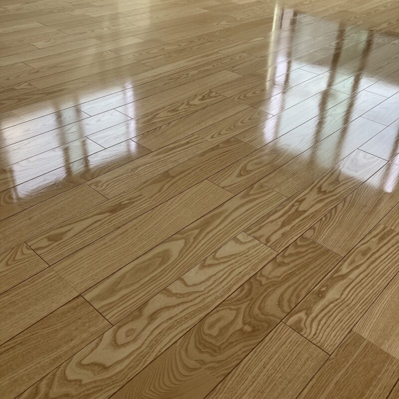 永大産業 銘樹モクトーン アッシュクリア シリコンコート施工後