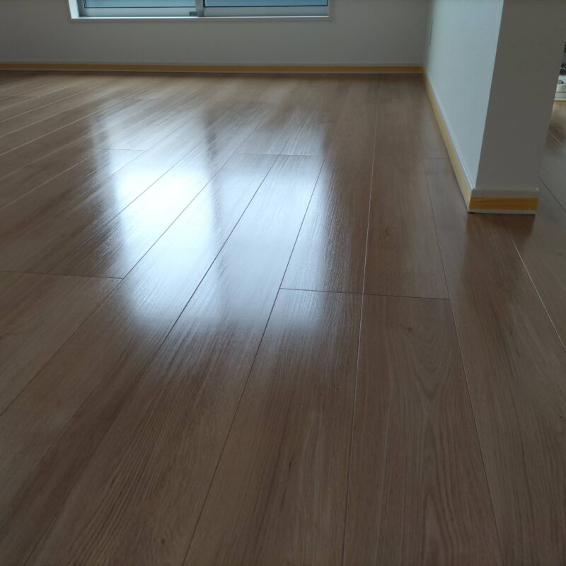 ※シートフロア プレミアムコート(ガラスコーティング)施工後