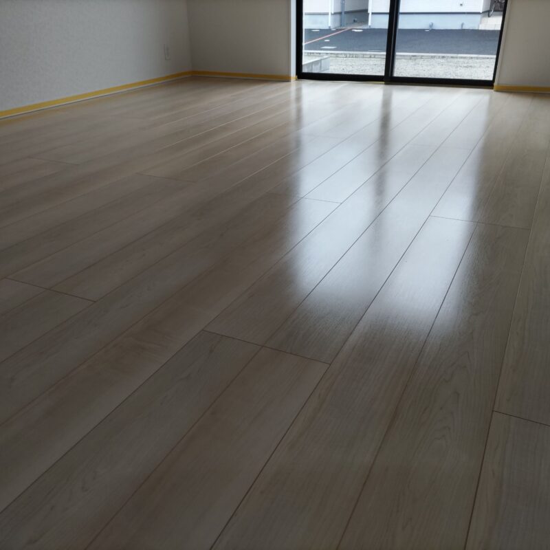 ※シートフロア プレミアムコート(ガラスコーティング)施工後