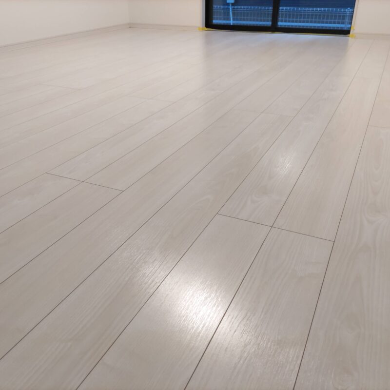 ※シートフロア プレミアムコート(ガラスコーティング)施工後