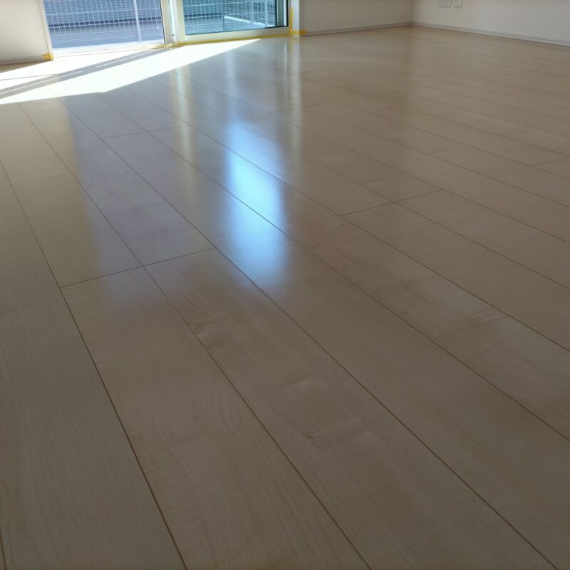 ※シートフロア プレミアムコート(ガラスコーティング)施工後