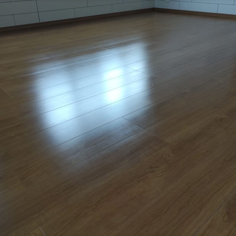 永大産業 タフトップA TPAD-BCHT ※シートフロア プレミアムコート(ガラスコーティング)施工後