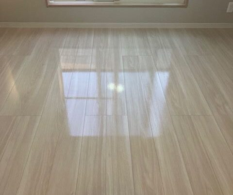 リクシル ラシッサDフロア クルミF ※シートフロア UVコーティング 施工後1