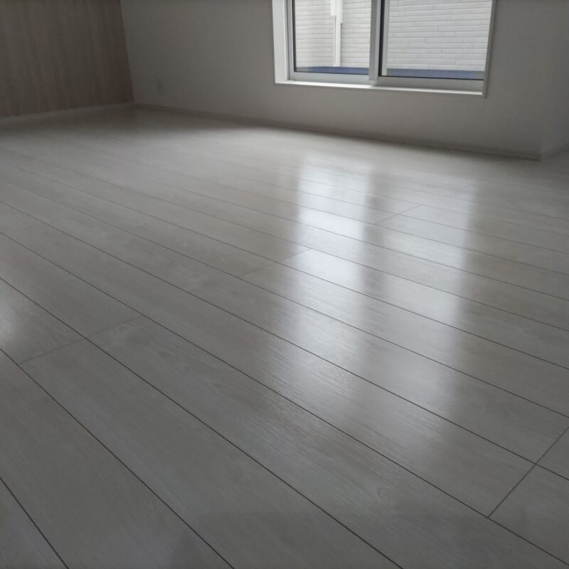 大建工業 ルームアート ※シートフロア プレミアムコート(ガラスコーティング)施工後 マット仕上げ