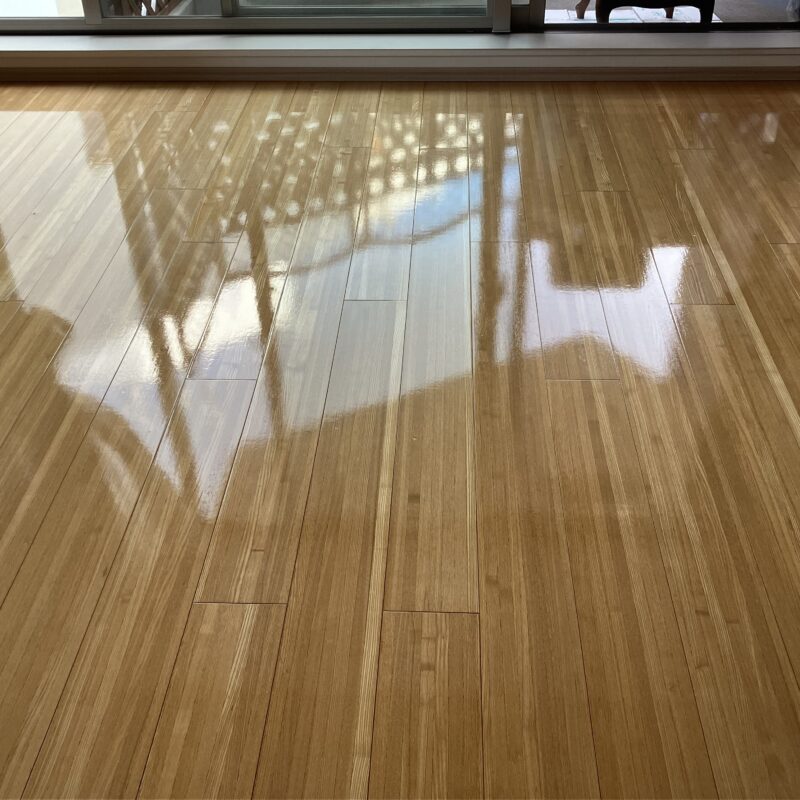 ※シートフロア  シリコンコート( シリコンコーティング)施工後