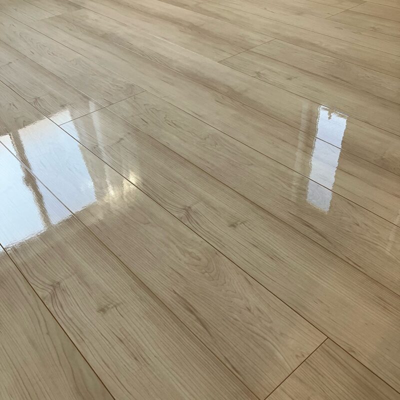 大建工業 トリニティ ルームアート ※シートフロア プレミアムコート(ガラスコーティング)施工後