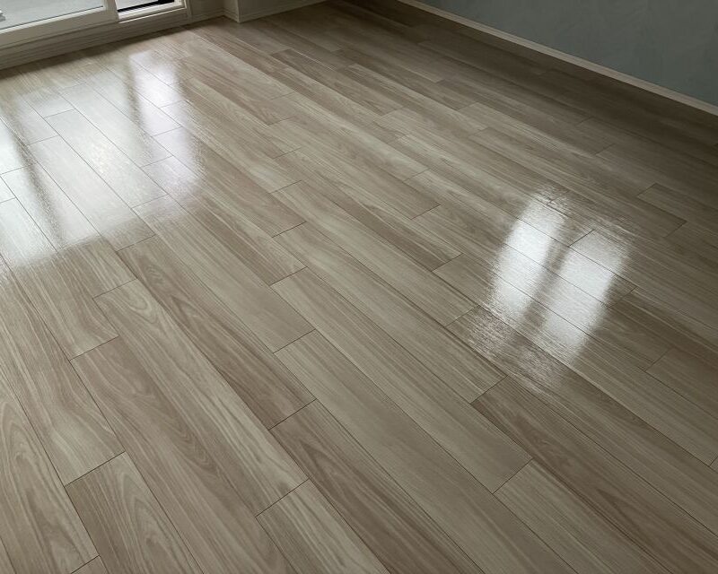 大建工業 ルームアート ネオホワイト ※シートフロア シリコンコート 施工後