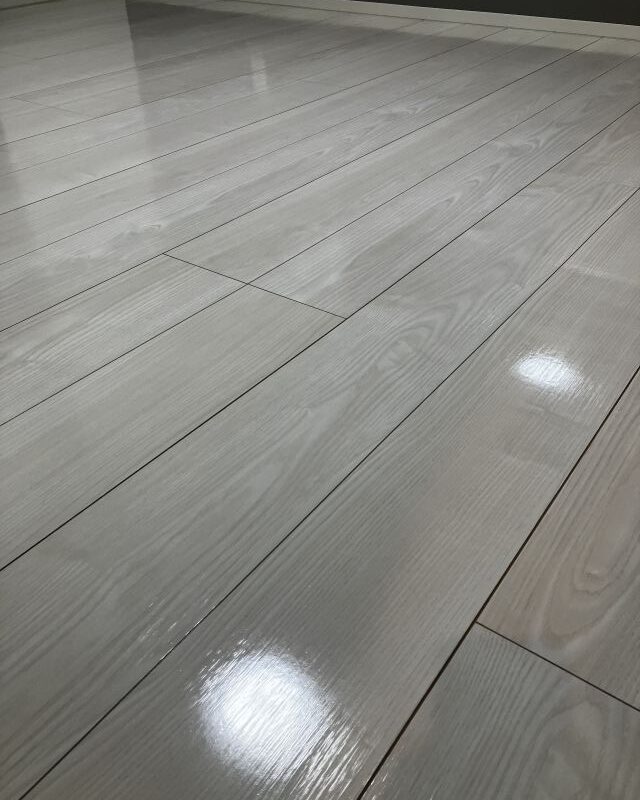 大建工業 ※シートフロア プレミアムコート(ガラスコーティング) 施工後