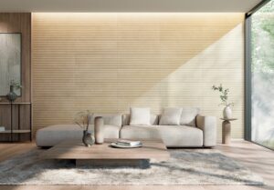 エコカラットプラス ソイルクラフト（アイボリー）リビング施工事例