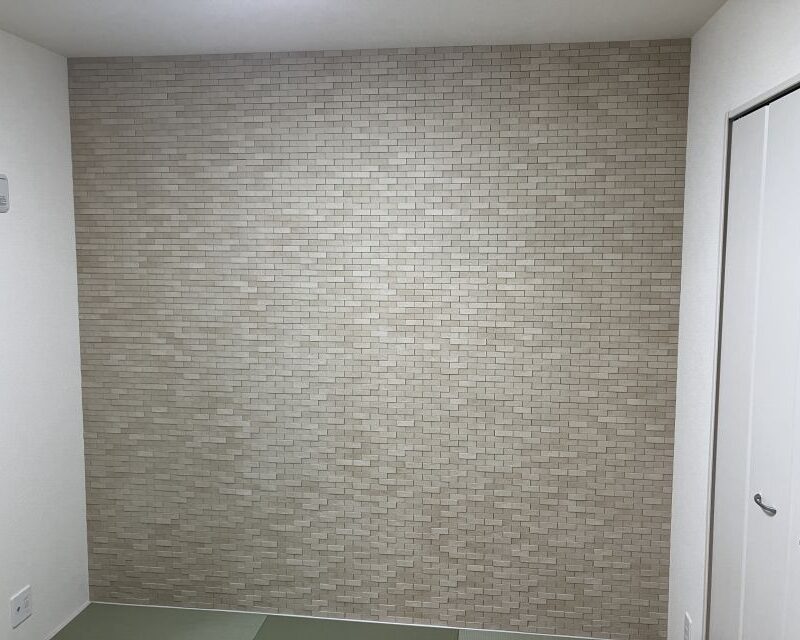 エコカラット施工実績 ランド(PLD2)ベージュ 和室 施工後