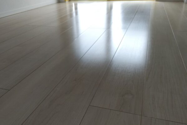 永大産業 アトムフィット ※シートフロア プレミアムコート(ガラスコーティング)施工後
