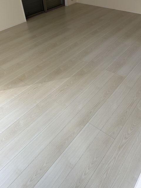 奈良県大和高田市 シートフロア プレミアムコート（ガラスコーティング）施工前